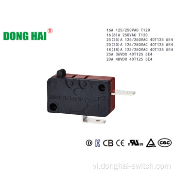 Công tắc Micro bằng lực nhẹ Đóng bình thường